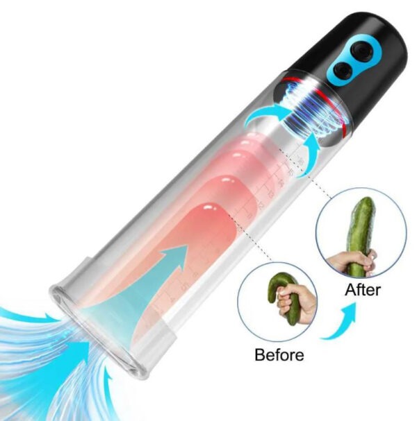 Men Passion Power-Up Electric Vacuum Pump Male Penis Enlargement